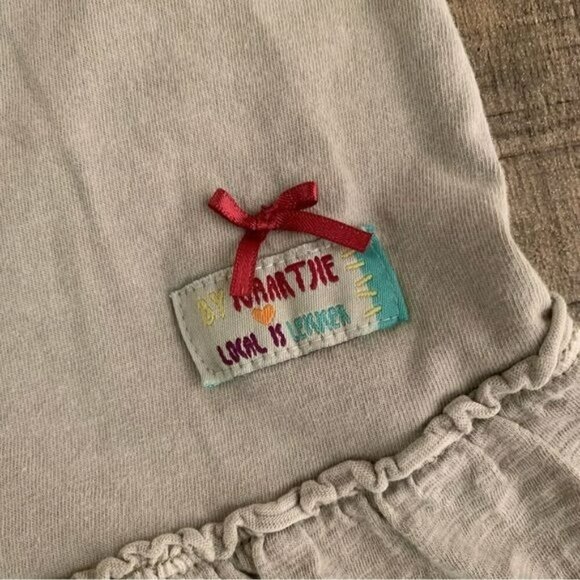 Naartjie kids size 4 khaki green asymmetrical tank top dress - Picture 2 of 7